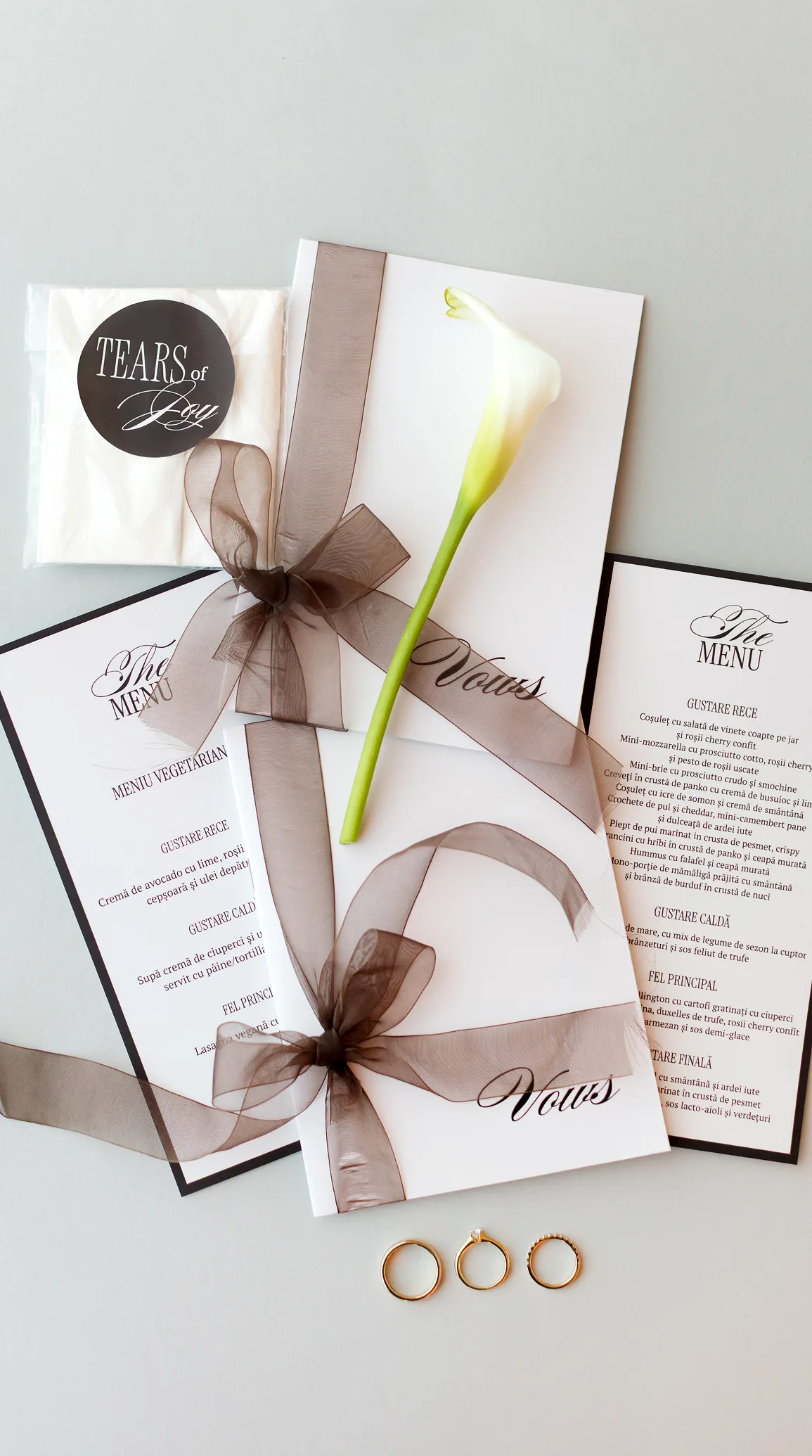 Event stationery details